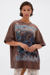 POST HUMAN OVERSIZED GRAPHIC TEE