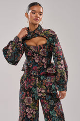 PRETTY LADY BROCADE BOLERO