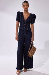 CHIC AF DENIM JUMPSUIT