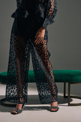 CHEETAH SISTA PALAZZO PANT
