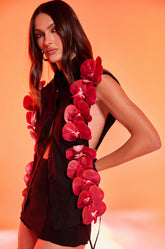 ROSE PETALS BUTTON DOWN