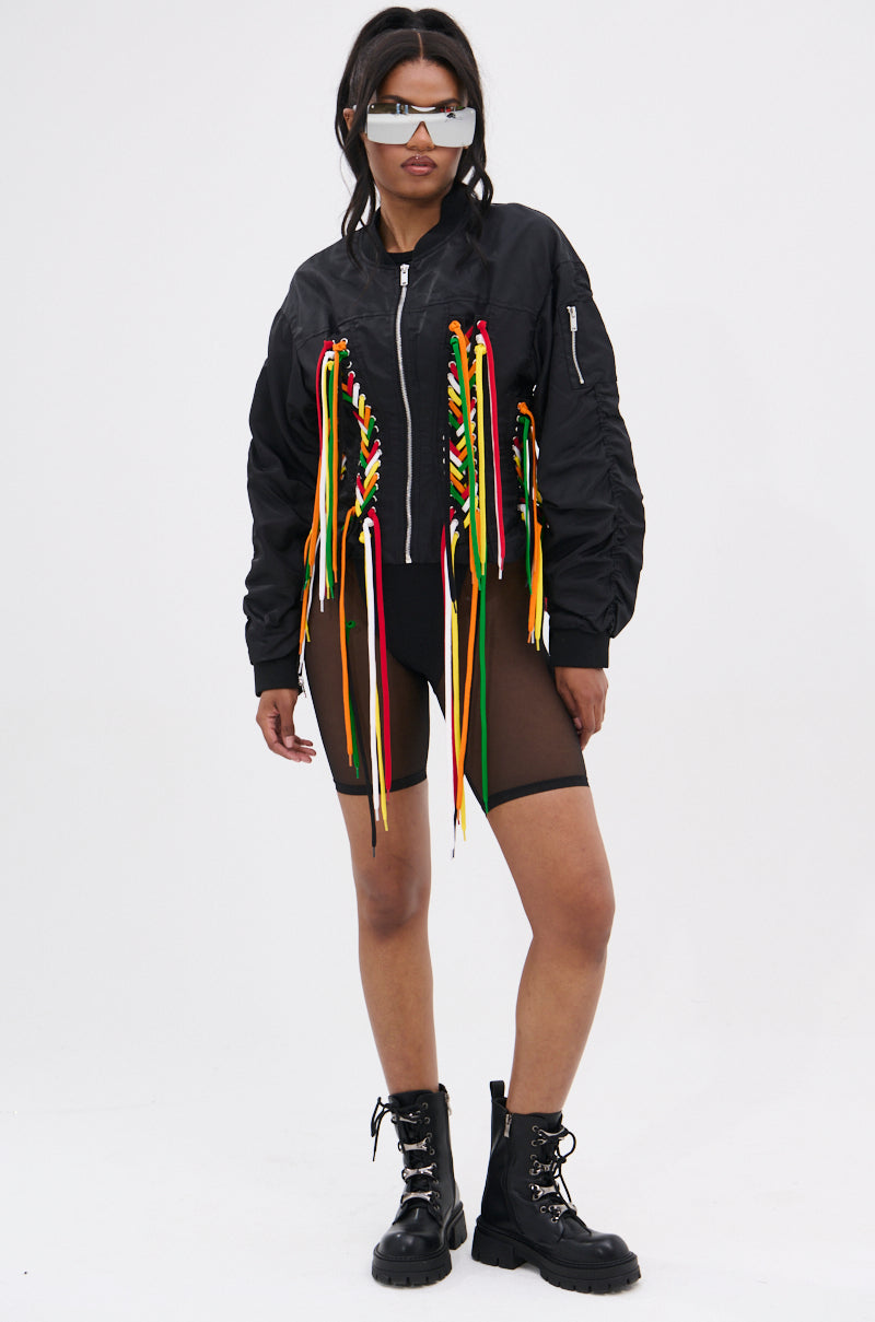 BARELY THERE MESH BIKER SHORT