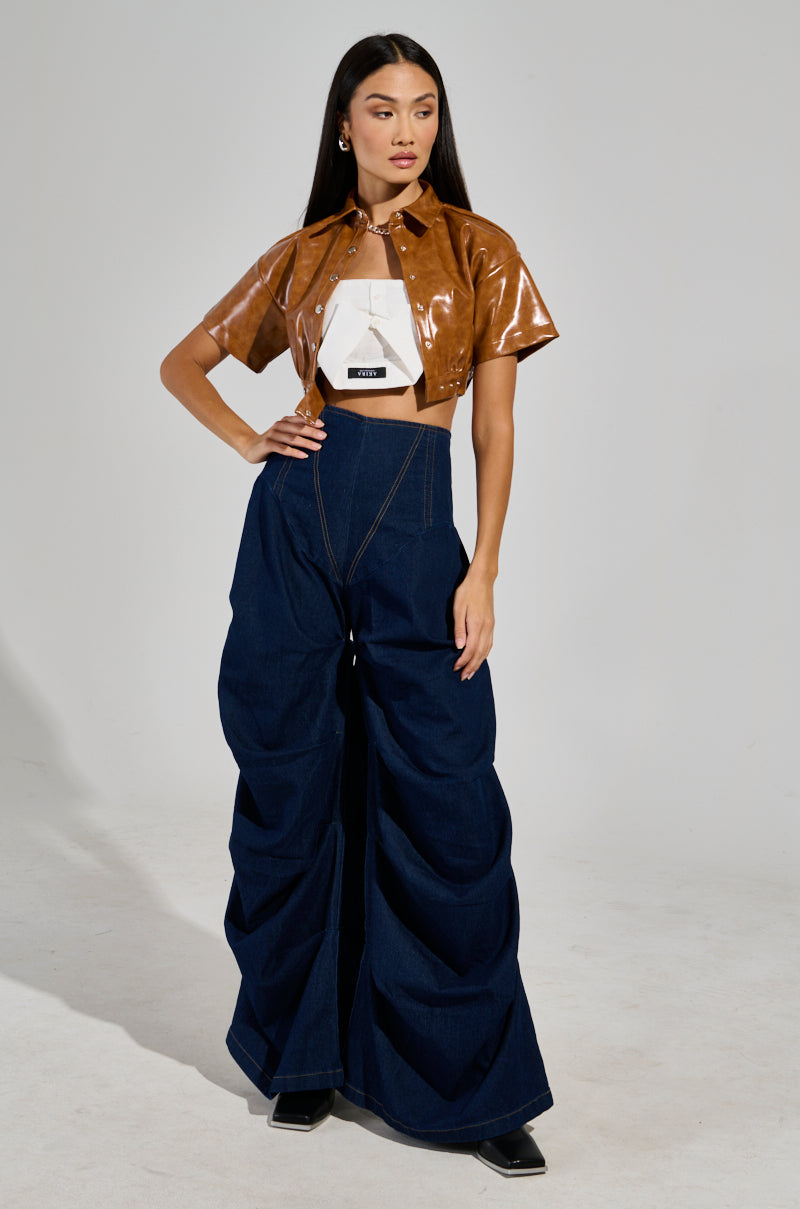 MIXED MESSAGES DENIM PANT