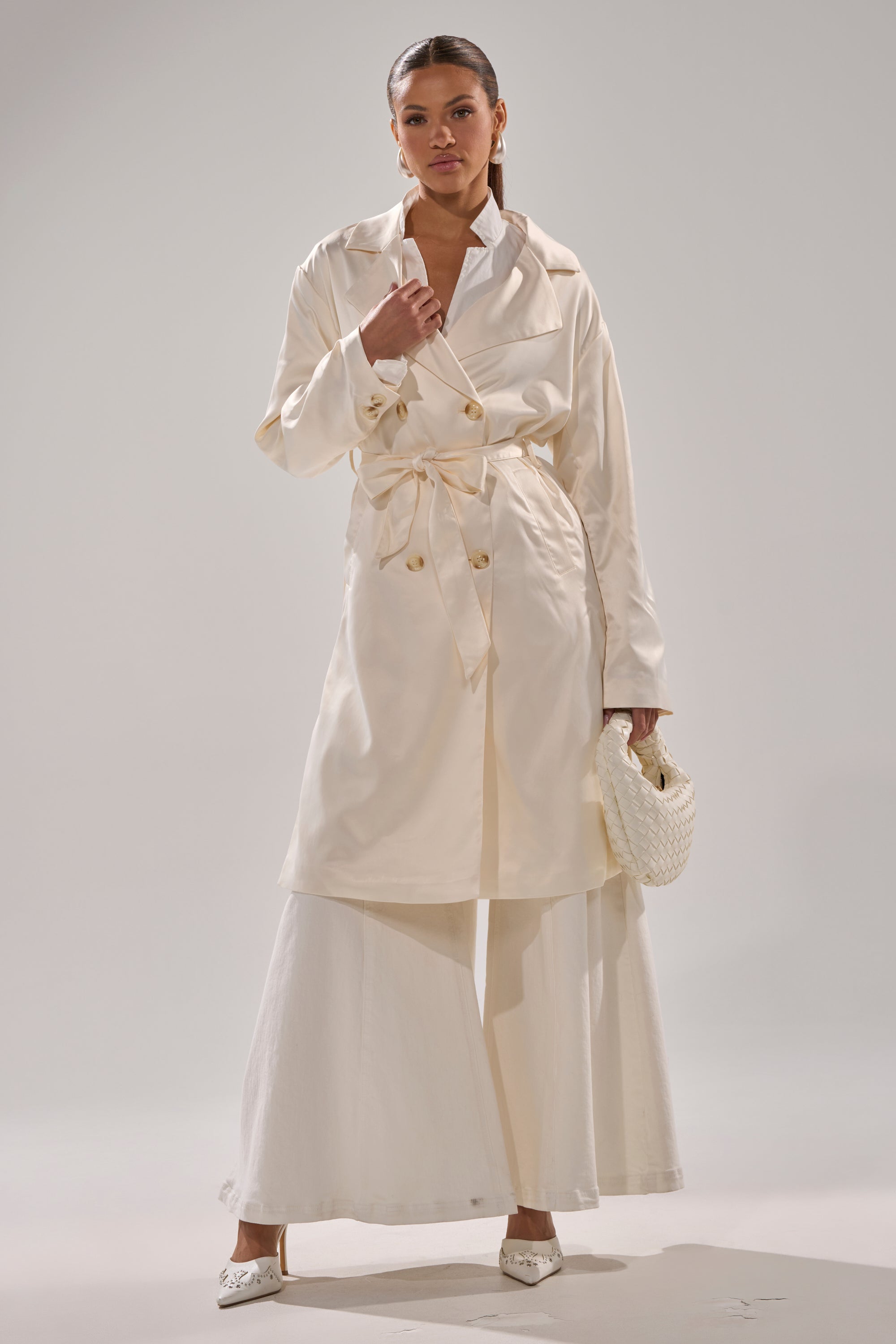 BELLISSIMA SATIN TRENCH