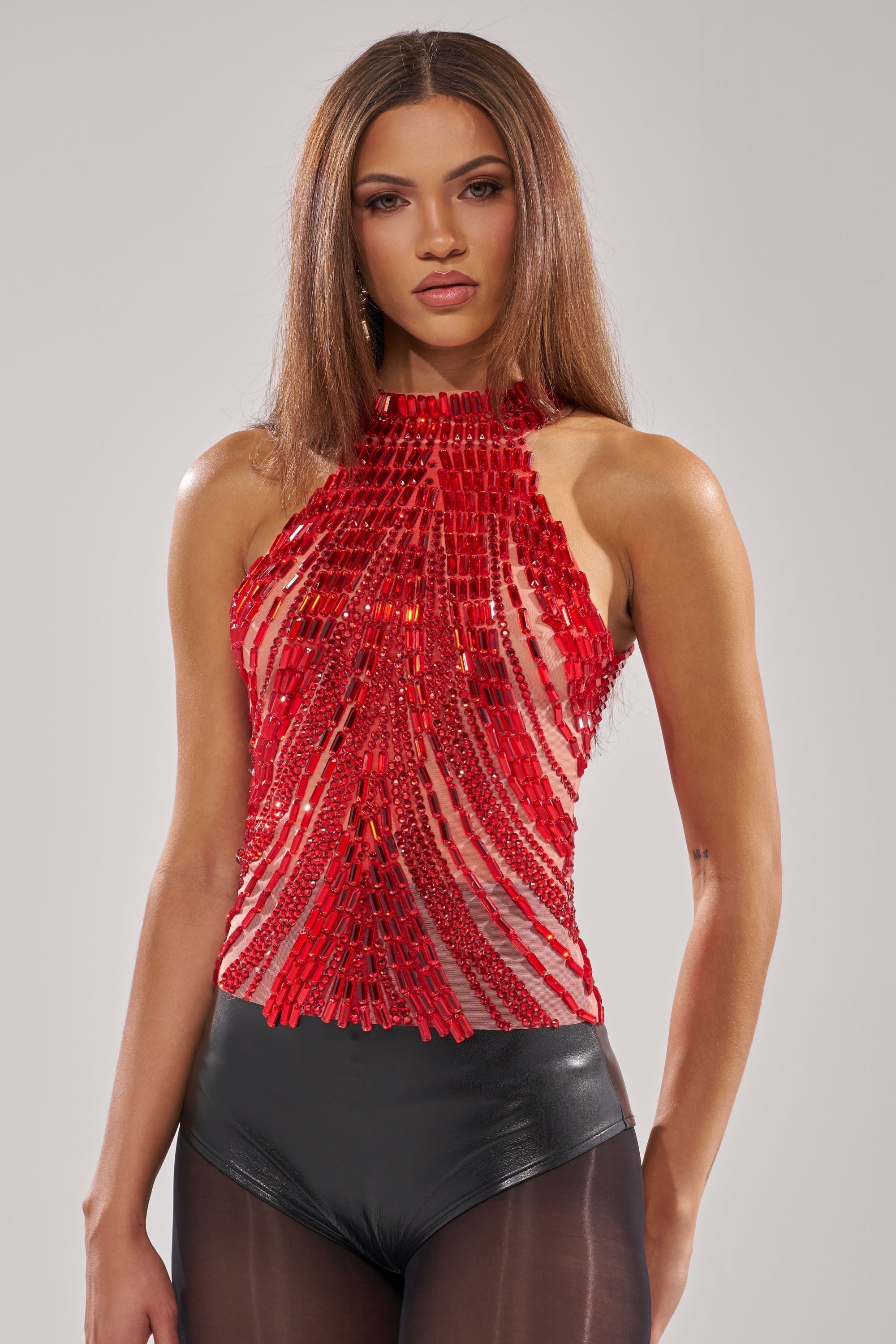 FIRECRACKER RHINESTONE BLOUSE