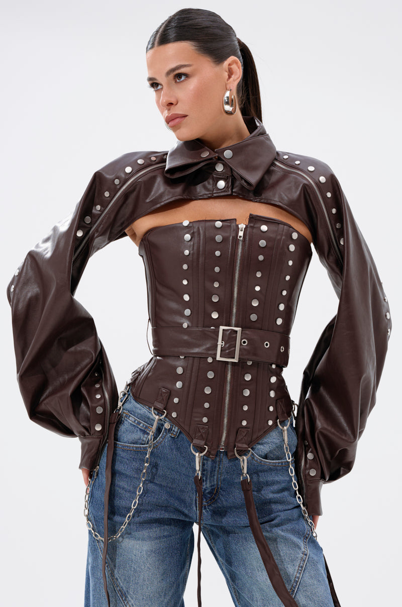 PERK UP EMBELLISHED CORSET