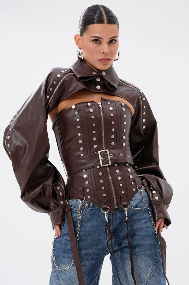 PERK UP EMBELLISHED BOLERO