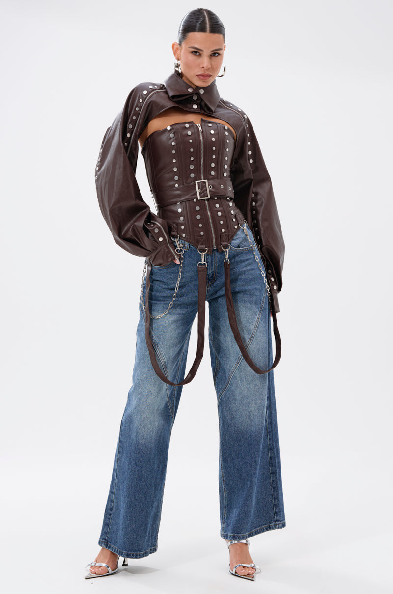 PERK UP EMBELLISHED BOLERO