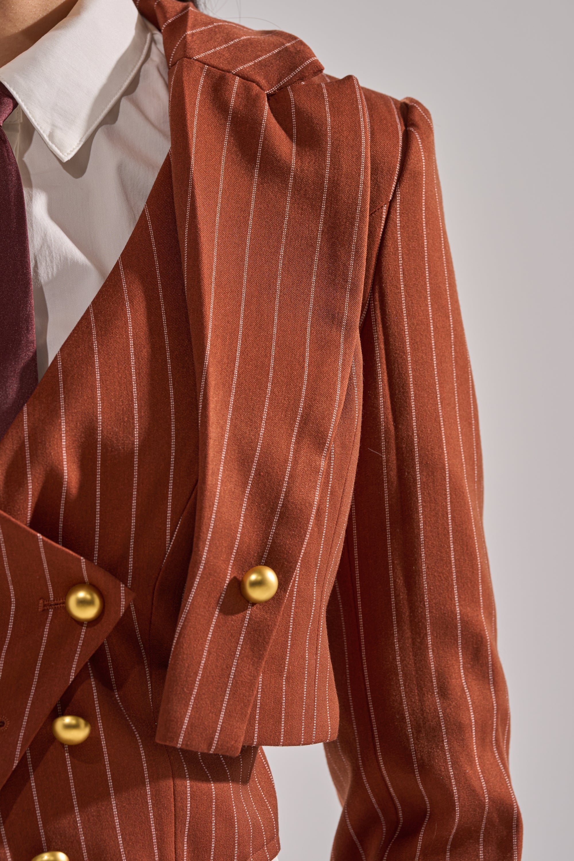 BUSINESS FIRST STRIPE BLAZER