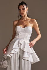 PRETTY PLEASE SATIN CORSET