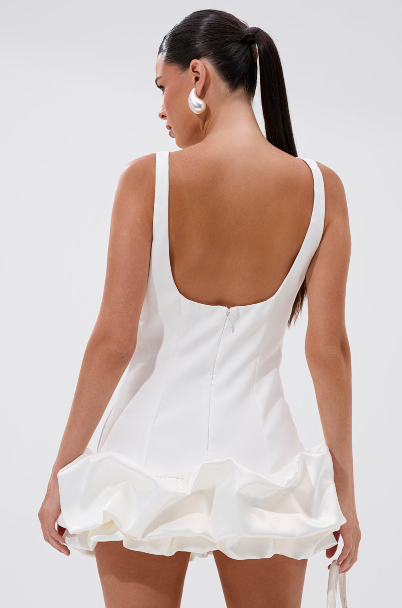 RUFFLE CITY MINI DRESS