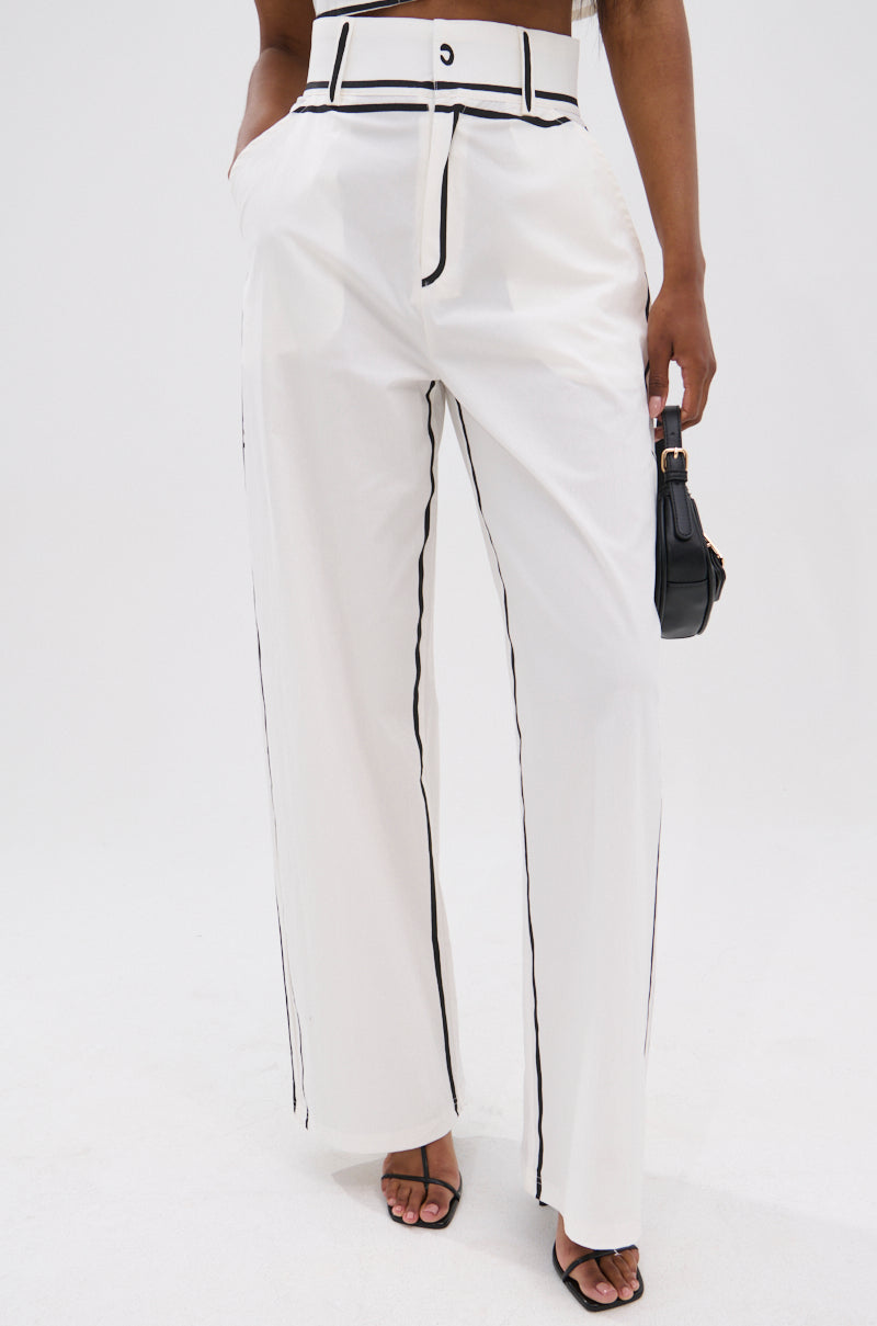 BLANK SPACE HIGH WAIST PALAZZO PANT