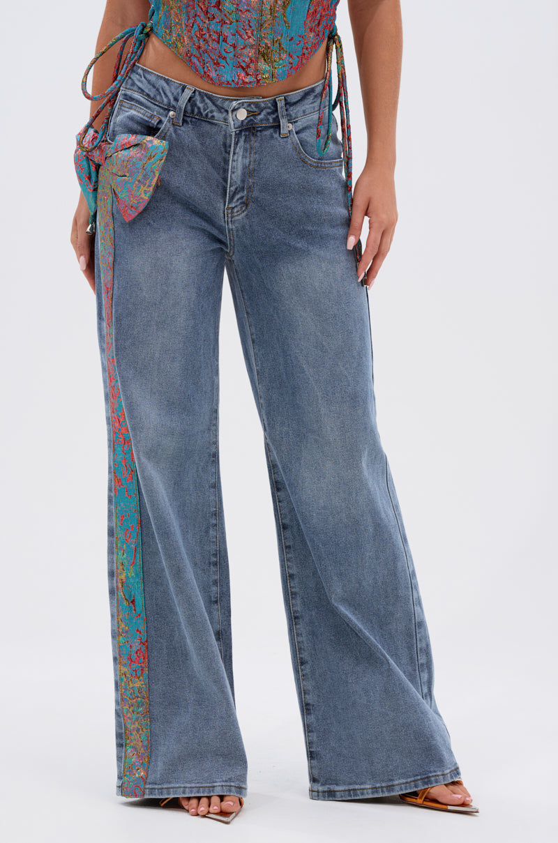 PRETTY GIRL PROBLEMS DENIM WITH BOW