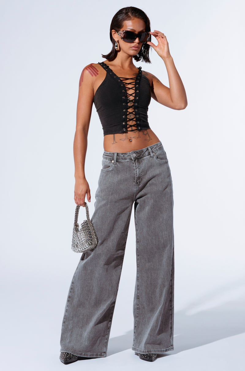 PERFECT FIT EVERYDAY WIDE LEG DENIM