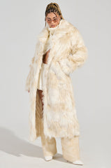 BANKS FAUX FUR COAT