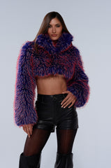 NELLIE FAUX FUR BOLERO
